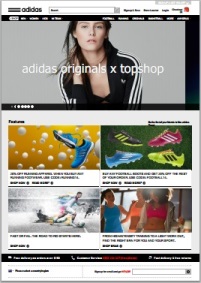Example conversion of adidas.co.nz to PDF