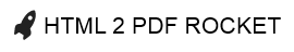 Convert HTML to PDF Logo
